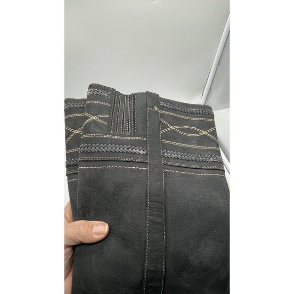 Ruff Hewn Sundancer Boot Tall Gray Women's Size 9.5 Leather - Picture 6 of 12